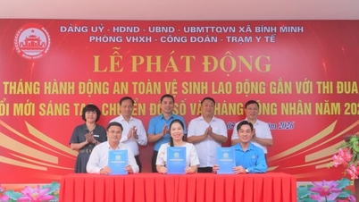 เทศบาลบิ่ญมินห์เปิดตัวโครงการรณรงค์ด้านความปลอดภัยและสุขภาพในการทำงานประจำปี 2026