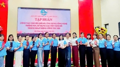 ティエンタン村：女性がいるところには必ず、女性団体の活動がある。