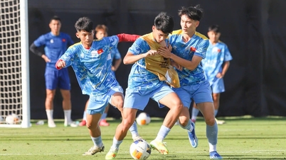 Echipa Vietnamului U.17 este hotărâtă să câștige meciul de deschidere la Campionatul Asiatic U.17.