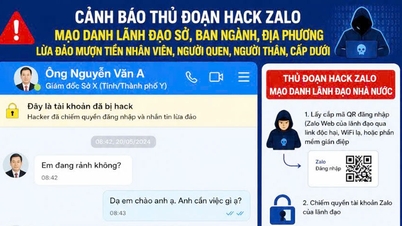 Cảnh báo thủ đoạn giả mạo tài khoản Zalo lãnh đạo để lừa đảo