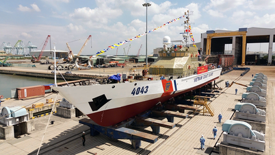 บริษัท บาซอน คอร์ปอเรชั่น: พิธีปล่อยเรือลาดตระเวนความเร็วสูง TT-400 ลำที่ 13 ลงน้ำ