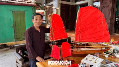 Nghệ nhân Lê Đức Chắn và hành trình hồi sinh cánh buồm đỏ trên Vịnh Hạ Long