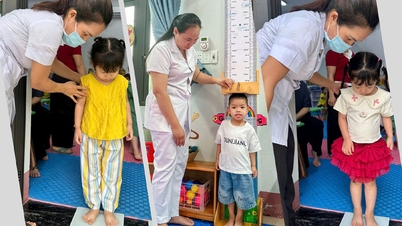 Regionales Gesundheitszentrum Bao Yen: Start der ersten Phase der Kampagne 2026 zur Wiegung und Messung von Kindern.