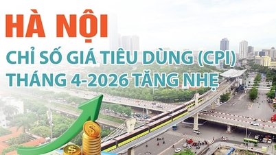 Hanoi: Konsumprisindeksen (KPI) for april 2026 økte noe.