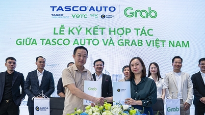 Tasco Auto và Grab Việt Nam hợp tác: Ưu đãi giá xe và phí sạc đặc quyền cho tài xế xe điện