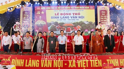 La comune di Viet Tien ha tenuto la cerimonia di posa della prima pietra per la costruzione della casa comunale del villaggio di Van Noi.