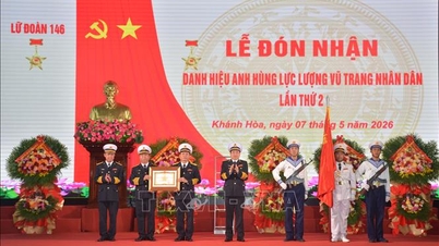 Brigade 146, yang khusus bertugas dalam pertahanan dan perlindungan Kepulauan Spratly, dianugerahi gelar Pahlawan untuk kedua kalinya.