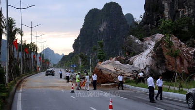 Quang Ninh موسلا دھار بارش، گرج چمک اور لینڈ سلائیڈنگ کا بھرپور جواب دیتا ہے۔