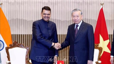 Tổng Bí thư, Chủ tịch nước Tô Lâm tiếp Thủ hiến bang Maharashtra của Ấn Độ