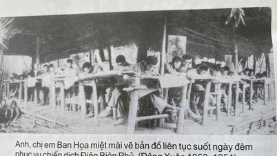 Realizarea unei hărți a orașului Dien Bien Phu la scara 1/25.000 în 3 zile în timpul Anului Nou Lunar al Anului Calului 1954.