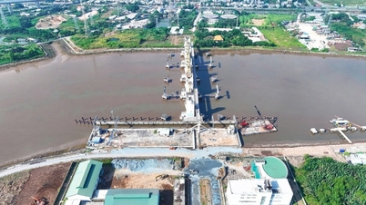 Das 10 Billionen VND teure Megaprojekt zur Bekämpfung von Überschwemmungen in Ho-Chi-Minh-Stadt wurde wieder aufgenommen und soll im Jahr 2026 abgeschlossen sein.