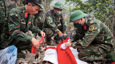 タン・トゥイ村とミン・タン村で、戦死した兵士の遺体4体が発見され、発掘された。