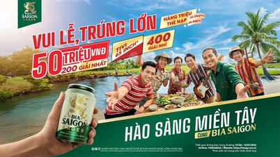 Saigon Beer sprider Mekongdeltats generösa anda genom ett marknadsföringsprogram med stora priser på upp till 50 miljoner VND.