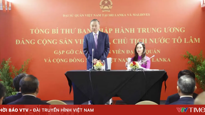 Algemeen secretaris en voorzitter To Lam had een ontmoeting met functionarissen van het vertegenwoordigingskantoor en de Vietnamese gemeenschap in Sri Lanka.