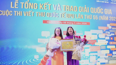 A Escola Secundária Ly Tu Trong ganhou o prêmio por equipe na 55ª Competição Internacional de Redação de Cartas da UPU.