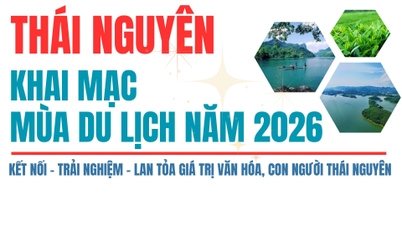Eröffnungsaktivitäten für die Thai Nguyen Tourismussaison 2026 unter dem Motto „See auf dem Berg – Tee in den Wolken“.
