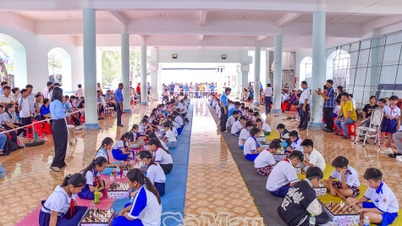 Over 180 young chess players participated in the Children's Chess Tournament.