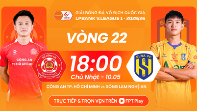 Pautan strim langsung untuk CA TP.HCM lwn SLNA, 6:00 PTG pada 10 Mei - Pusingan 22 Liga V