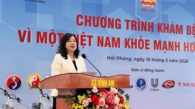 Bộ trưởng Đào Hồng Lan dự chương trình khám bệnh miễn phí 'Vì một Việt Nam khỏe mạnh hơn 2026' tại Hải Phòng