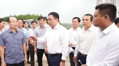 Mempercepatkan proses pembersihan tanah untuk Taman Perindustrian VSIP Hue.