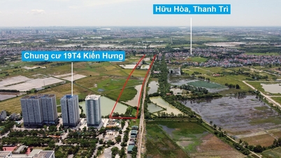 Kapitalbeloppet för ringvägssträckan 3,5 från Phuc La-Van Phu till Phap Van-Cau Gie har justerats till 13 000 miljarder VND.