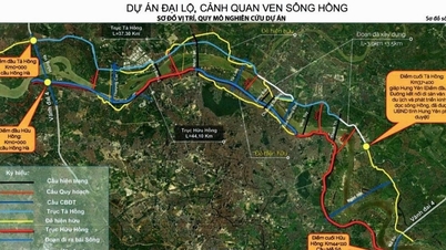 Hanoi, Kızıl Nehir Manzara Bulvarı projesini onayladı: Yatırım sermayesi 736.963 milyar VND.