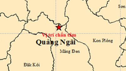 Enam gempa bumi melanda provinsi Quang Ngai secara beruntun pada tanggal 11 Mei.