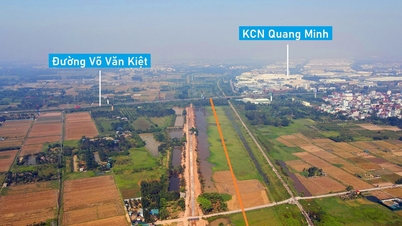 Hanoi ajusta el presupuesto para el proyecto de la Carretera de Circunvalación 3 en la zona de Dong Anh a más de 11.700 billones de VND.
