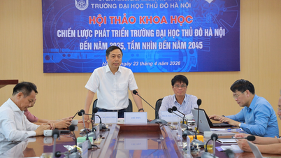 Hội thảo khoa học Chiến lược phát triển Trường Đại học Thủ đô Hà Nội đến năm 2035, tầm nhìn 2045