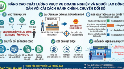 Ca Mau: Verkürzung der Bearbeitungszeit für Arbeitslosengeld.