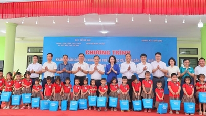 การตรวจสุขภาพ การดูแลสุขภาพ และของขวัญสำหรับเด็กในสถานสงเคราะห์