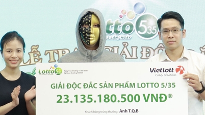 Bankangestellter verliert den Schlaf, nachdem er den Vietlott-Jackpot von über 23 Milliarden VND gewonnen hat.