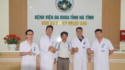 Ha Tinh جنرل ہسپتال نے مرحلہ 4 کے ملاشی کے کینسر کے مریض کا کامیابی سے علاج کیا جو جگر میں میٹاسٹاسائز ہو گیا تھا۔