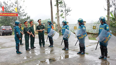 Militärregion 1: Inspektion der umfassenden Verstärkung der Einheiten im Provinzmilitärkommando Cao Bang.