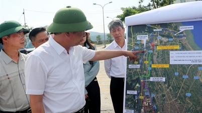 Provinsens folkkommitté inspekterar framstegen i VSIP Nghe An 3-projektet för industripark.