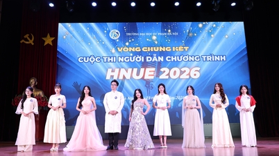 Finale du concours de présentateurs HNUE 2026 : Démonstration des talents de MC