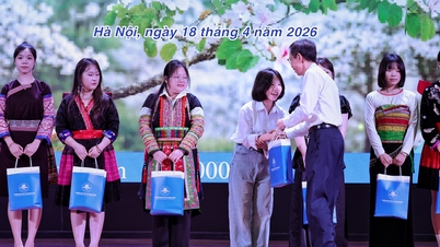 Festival des cultures ethniques vietnamiennes et cérémonie de remise de bourses d'études pour les étudiants issus de milieux défavorisés, Université pédagogique de Hanoï