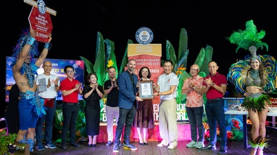 Rekod Dunia Guinness ketiga untuk restoran bir tepi pantai terbesar di dunia berada di Phu Quoc.