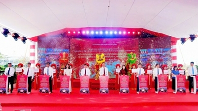 Hai Phong: Posa della prima pietra e inaugurazione simultanea di 14 progetti e opere chiave.