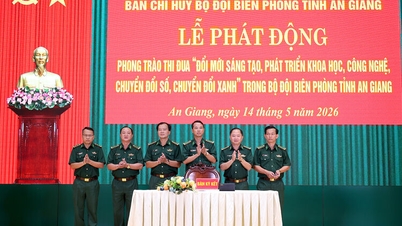 Bộ đội Biên phòng tỉnh An Giang phát động thi đua “Đổi mới sáng tạo, phát triển khoa học, công nghệ, chuyển đổi số, chuyển đổi xanh”