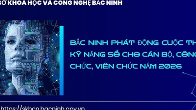 ແຂວງບັກນິງເປີດຕົວການແຂ່ງຂັນທັກສະດີຈີຕອນສຳລັບພະນັກງານ, ລັດຖະກອນ ແລະ ພະນັກງານລັດໃນປີ 2026.