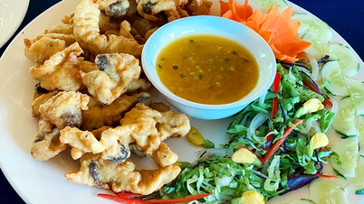 Рыба пангасиус с соусом из маракуйи