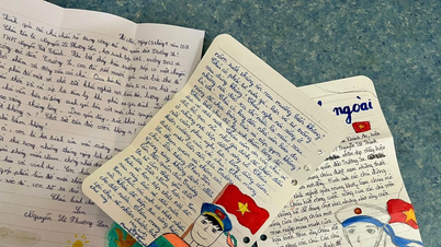 100 אותיות קטנות התגברו על הגלים הסוערים של טרונג סה כדי לחמם את ליבם של החיילים.