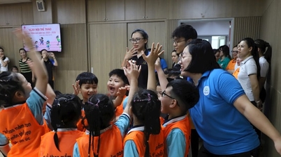 Le quartier de Cua Nam organise un festival sportif pour les enfants d'âge préscolaire.