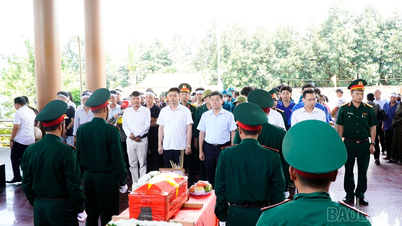 Xã Mậu A tổ chức Lễ đón nhận và an táng hài cốt liệt sĩ Nguyễn Đức Ninh