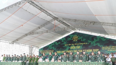 Phường Phúc Lợi diễn tập tác chiến trong khu vực phòng thủ năm 2026