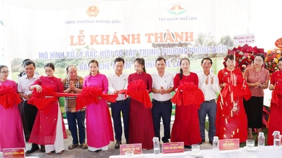 ພິທີເປີດຕົວແບບສຳລັບການປຸງແຕ່ງສິ່ງເສດເຫຼືອອິນຊີໂດຍໃຊ້ຜະລິດຕະພັນຈຸລິນຊີ Que Lam.