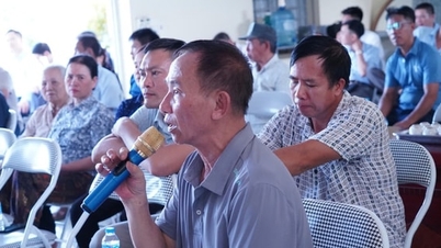 Distrito de Chuong My: Coleta de opinião pública sobre o desapropriação de terras para o projeto de melhoria da Rodovia Nacional 6.