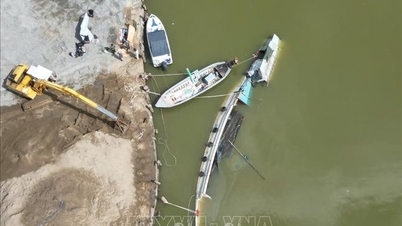 กาเมา: เร่งค้นหาเด็กที่หายไปจากเหตุเรือล่มในคลอง