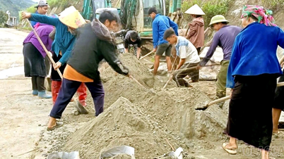 Phụ nữ Tú Lệ chung sức xây dựng nông thôn mới